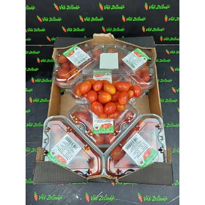 Rajčata cherry oválná, 12x250g