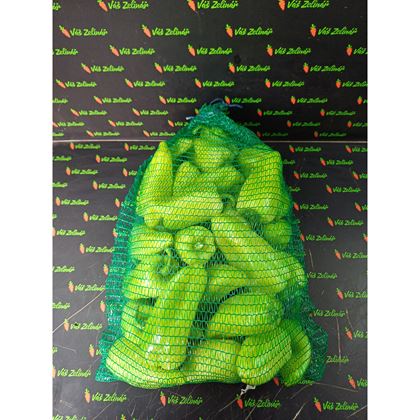 Paprika kápie světle zelená, 5kg