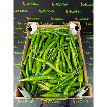 Paprika chilli zelená, 3kg