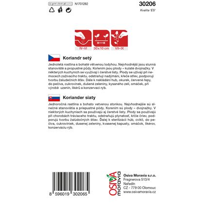 Osiva - Koriandr setý, 10ks
