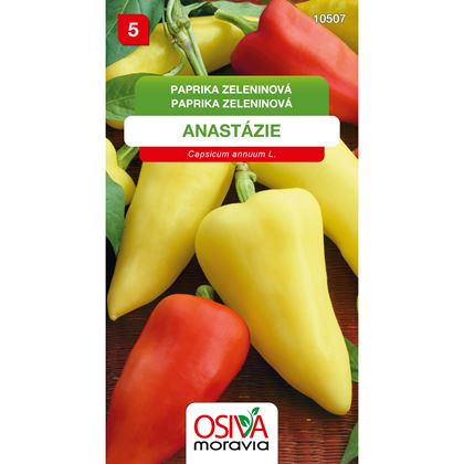 Osiva - Paprika zeleninová - sladká ANASTÁZIE, 10ks