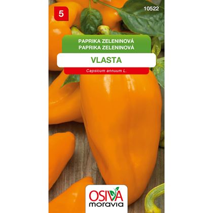 Osiva - Paprika zeleninová - sladká VLASTA, 10ks