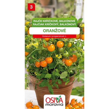 Osiva - Rajče keříčkové balkónové VENUS - oranžové, 10ks